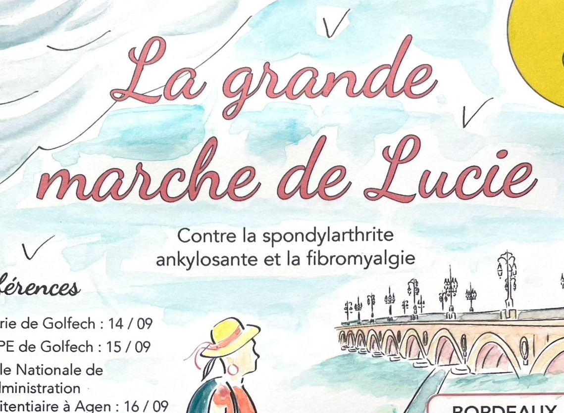 Fibromialgia e spondiloartrite: Lucie Bonnay cammina per dare voce ai dolori invisibili